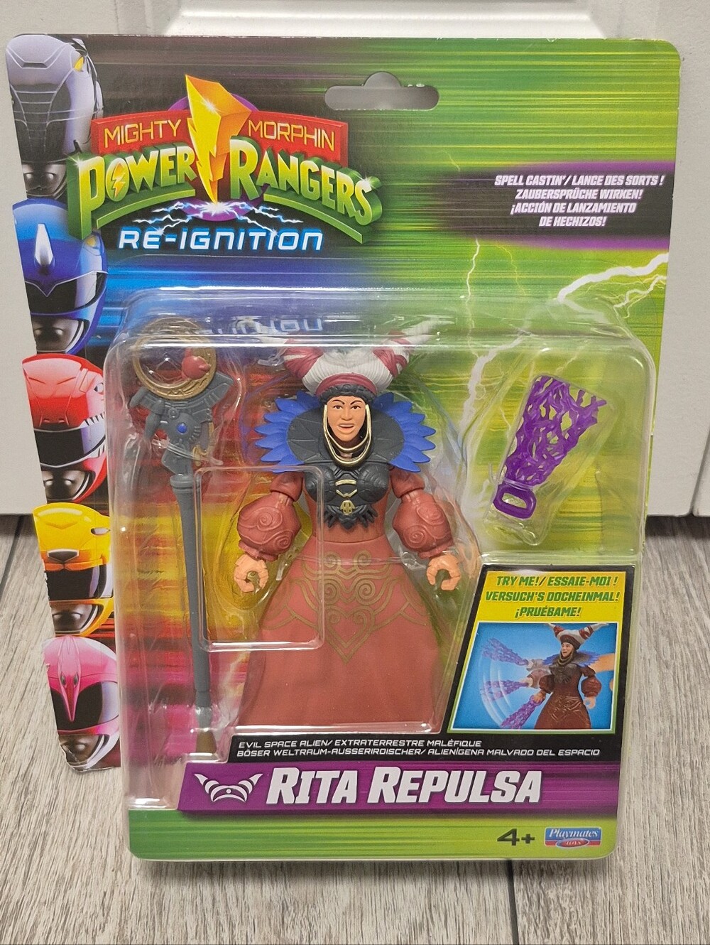 Mighty Morphin Power Rangers Rita Repulsa Re-Ignition 5" Action Figure NEW